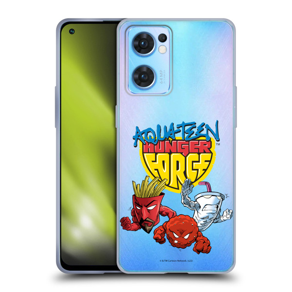 Aqua Teen Hunger Force Graphics Group Soft Gel Case for OPPO Reno7 5G / Find X5 Lite