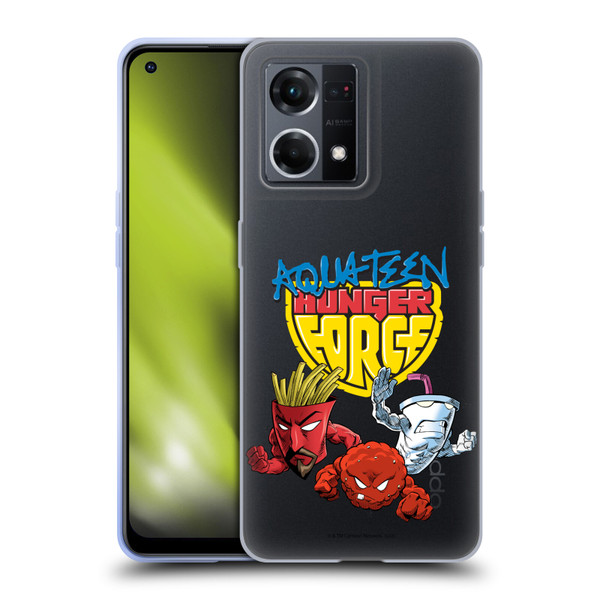 Aqua Teen Hunger Force Graphics Group Soft Gel Case for OPPO Reno8 4G