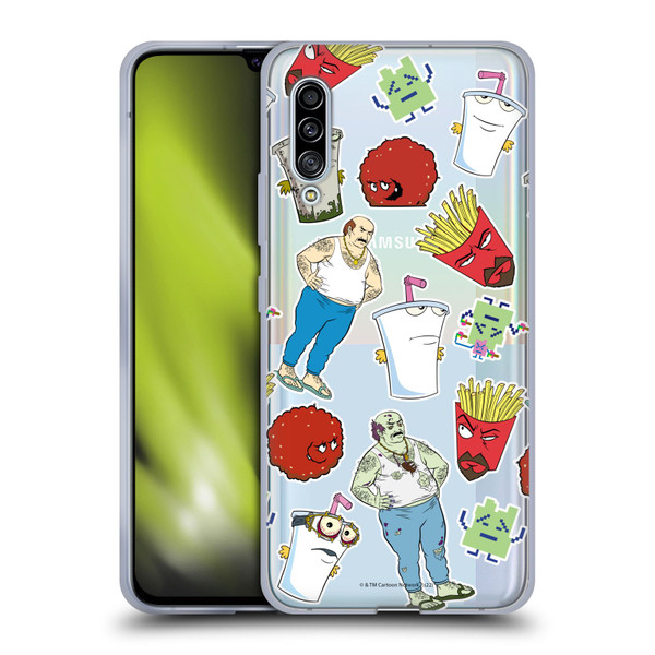 Aqua Teen Hunger Force Graphics Icons Soft Gel Case for Samsung Galaxy A90 5G (2019)