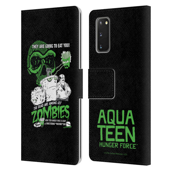 Aqua Teen Hunger Force Graphics They Are Going To Eat You Leather Book Wallet Case Cover For Samsung Galaxy S20 / S20 5G