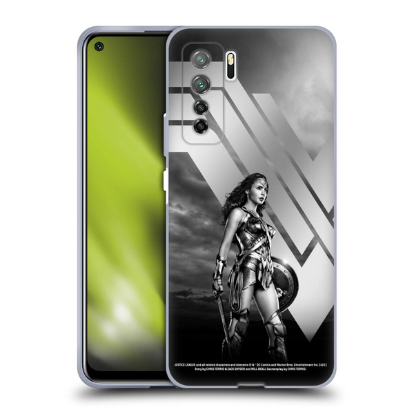 Zack Snyder's Justice League Snyder Cut Character Art Wonder Woman Soft Gel Case for Huawei Nova 7 SE/P40 Lite 5G