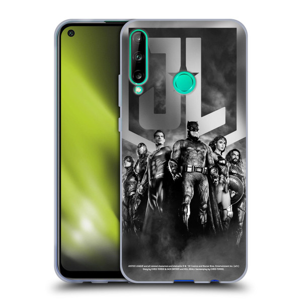 Zack Snyder's Justice League Snyder Cut Character Art Group Logo Soft Gel Case for Huawei P40 lite E
