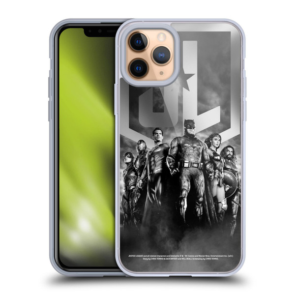 Zack Snyder's Justice League Snyder Cut Character Art Group Logo Soft Gel Case for Apple iPhone 11 Pro