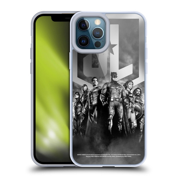 Zack Snyder's Justice League Snyder Cut Character Art Group Logo Soft Gel Case for Apple iPhone 12 Pro Max