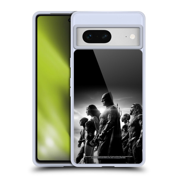 Zack Snyder's Justice League Snyder Cut Character Art Group Soft Gel Case for Google Pixel 7