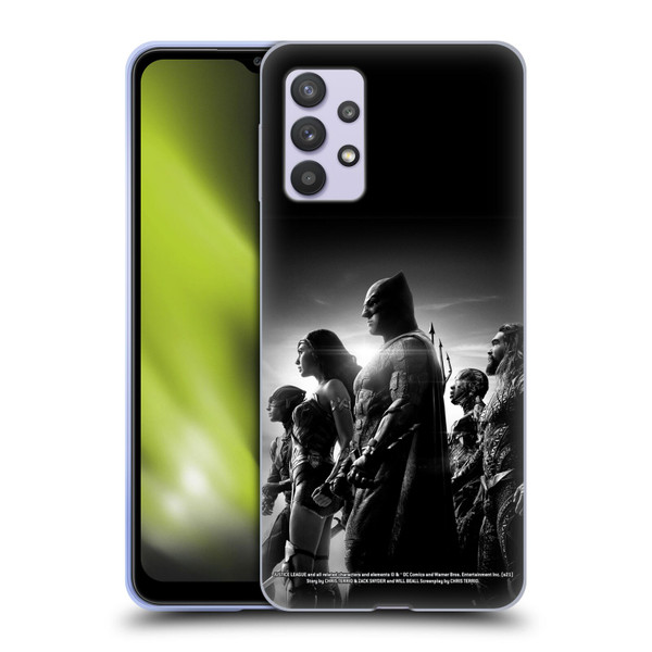 Zack Snyder's Justice League Snyder Cut Character Art Group Soft Gel Case for Samsung Galaxy A32 5G / M32 5G (2021)