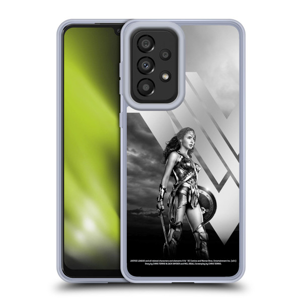 Zack Snyder's Justice League Snyder Cut Character Art Wonder Woman Soft Gel Case for Samsung Galaxy A33 5G (2022)