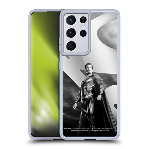 Zack Snyder's Justice League Snyder Cut Character Art Superman Soft Gel Case for Samsung Galaxy S21 Ultra 5G