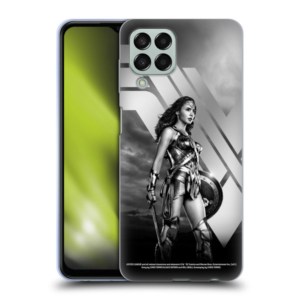 Zack Snyder's Justice League Snyder Cut Character Art Wonder Woman Soft Gel Case for Samsung Galaxy M33 (2022)