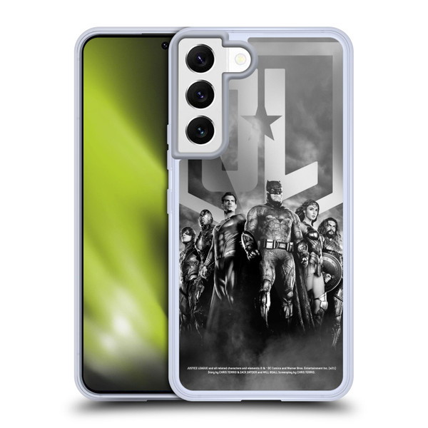Zack Snyder's Justice League Snyder Cut Character Art Group Logo Soft Gel Case for Samsung Galaxy S22 5G