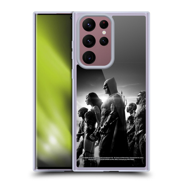 Zack Snyder's Justice League Snyder Cut Character Art Group Soft Gel Case for Samsung Galaxy S22 Ultra 5G
