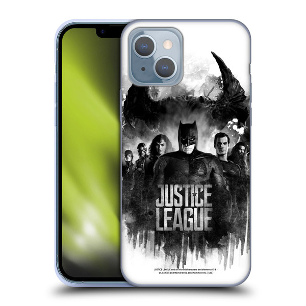 Zack Snyder's Justice League Snyder Cut Composed Art Group Watercolour Soft Gel Case for Apple iPhone 14