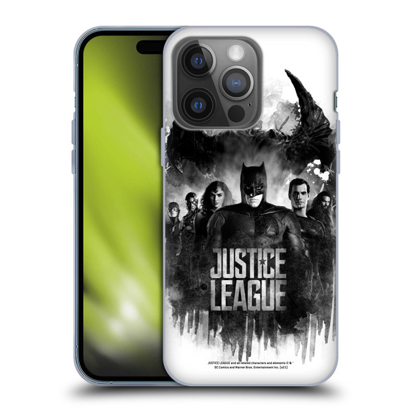Zack Snyder's Justice League Snyder Cut Composed Art Group Watercolour Soft Gel Case for Apple iPhone 14 Pro