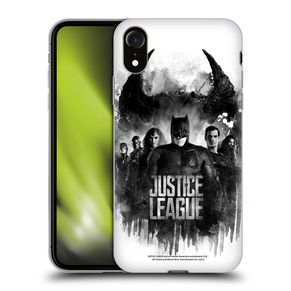 Zack Snyder's Justice League Snyder Cut Composed Art Group Watercolour Soft Gel Case for Apple iPhone XR