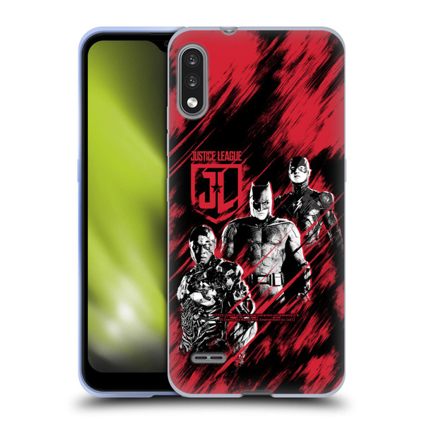 Zack Snyder's Justice League Snyder Cut Composed Art Cyborg, Batman, And Flash Soft Gel Case for LG K22