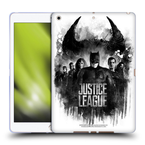 Zack Snyder's Justice League Snyder Cut Composed Art Group Watercolour Soft Gel Case for Apple iPad 10.2 2019/2020/2021