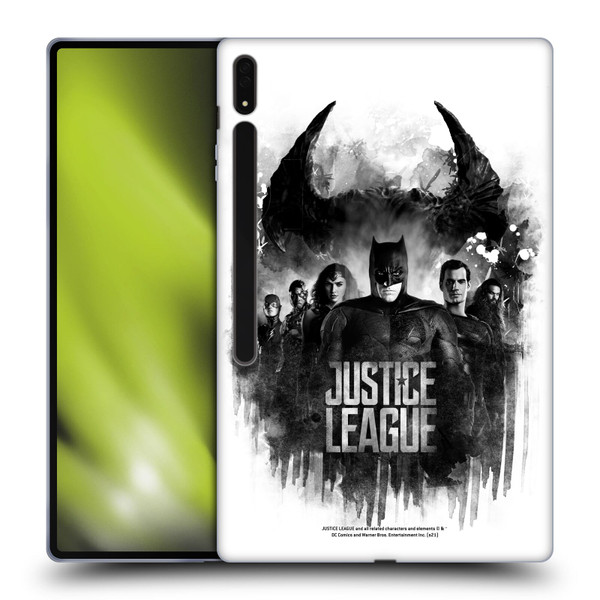 Zack Snyder's Justice League Snyder Cut Composed Art Group Watercolour Soft Gel Case for Samsung Galaxy Tab S8 Ultra