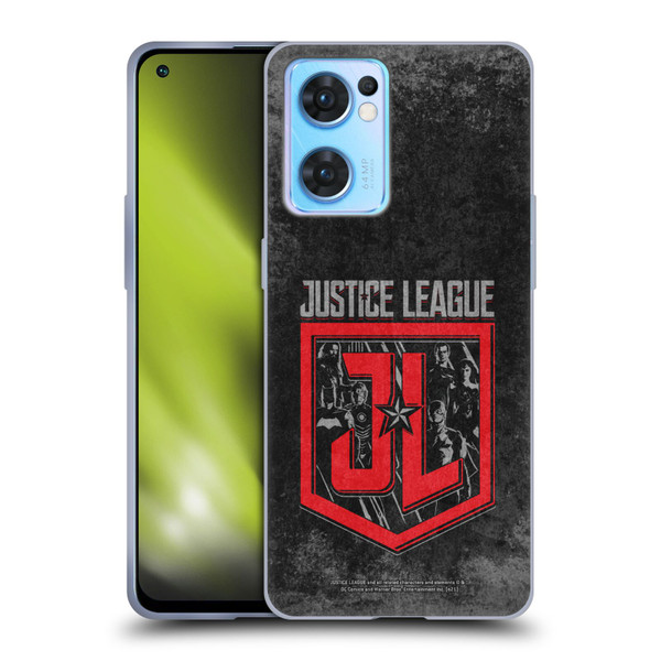 Zack Snyder's Justice League Snyder Cut Composed Art Group Logo Soft Gel Case for OPPO Reno7 5G / Find X5 Lite