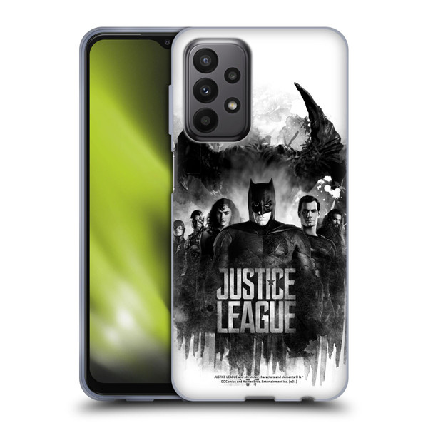 Zack Snyder's Justice League Snyder Cut Composed Art Group Watercolour Soft Gel Case for Samsung Galaxy A23 / 5G (2022)