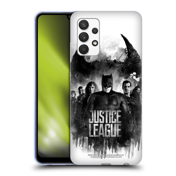 Zack Snyder's Justice League Snyder Cut Composed Art Group Watercolour Soft Gel Case for Samsung Galaxy A32 (2021)