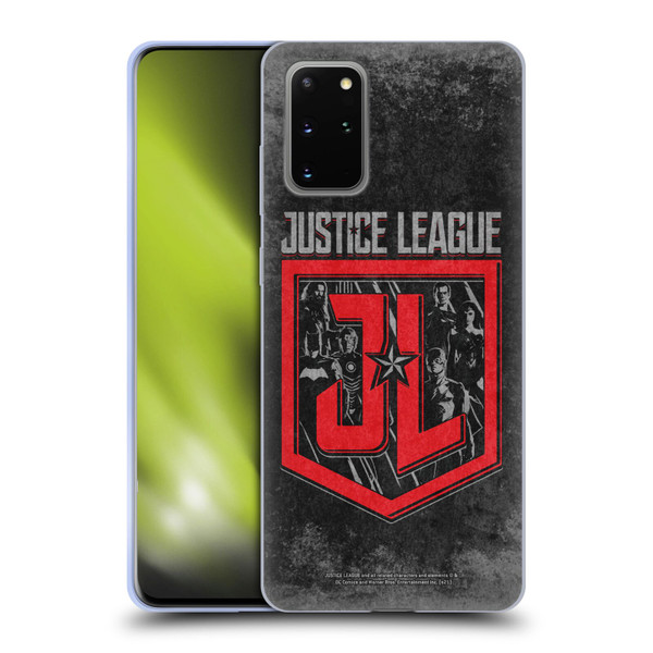 Zack Snyder's Justice League Snyder Cut Composed Art Group Logo Soft Gel Case for Samsung Galaxy S20+ / S20+ 5G