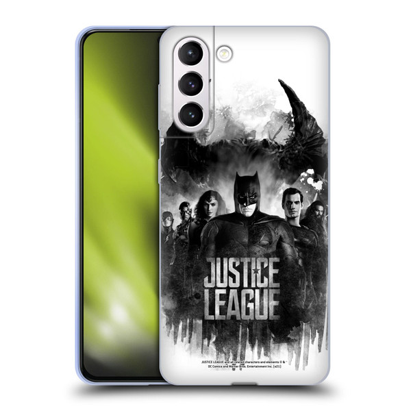 Zack Snyder's Justice League Snyder Cut Composed Art Group Watercolour Soft Gel Case for Samsung Galaxy S21+ 5G