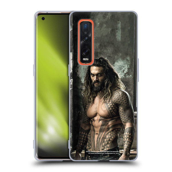 Zack Snyder's Justice League Snyder Cut Photography Aquaman Soft Gel Case for OPPO Find X2 Pro 5G