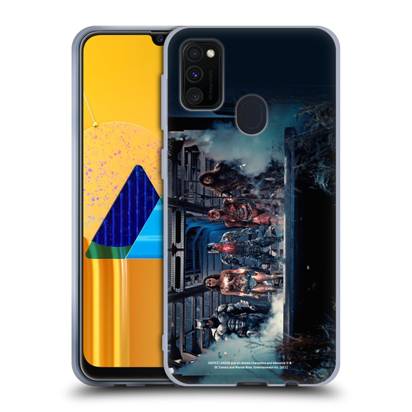 Zack Snyder's Justice League Snyder Cut Photography Group Flying Fox Soft Gel Case for Samsung Galaxy M30s (2019)/M21 (2020)