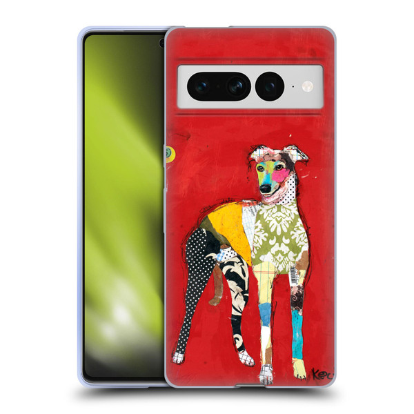 Michel Keck Dogs 2 Greyhound Soft Gel Case for Google Pixel 7 Pro
