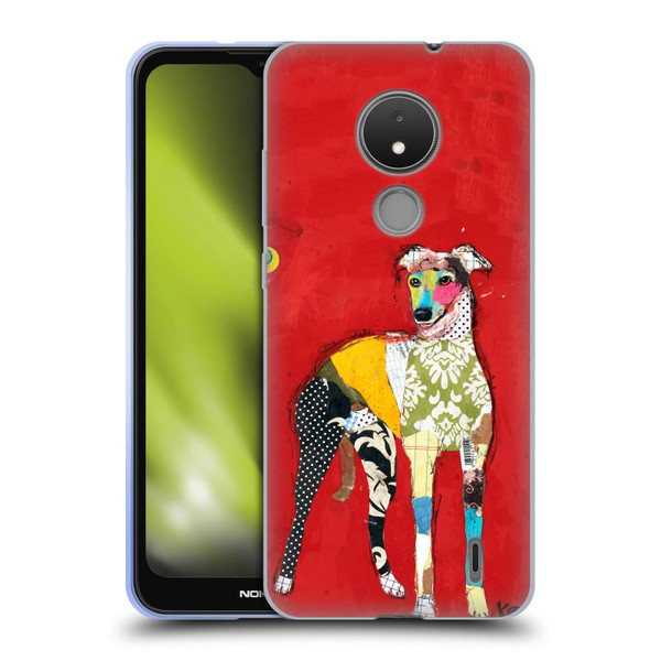 Michel Keck Dogs 2 Greyhound Soft Gel Case for Nokia C21