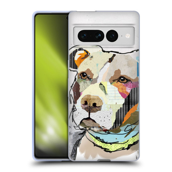 Michel Keck Dogs 3 Pit Bull Soft Gel Case for Google Pixel 7 Pro