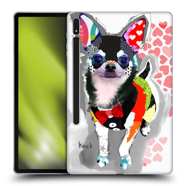 Michel Keck Dogs 3 Chihuahua Soft Gel Case for Samsung Galaxy Tab S8 Plus