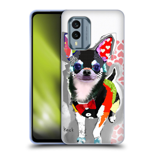 Michel Keck Dogs 3 Chihuahua Soft Gel Case for Nokia X30