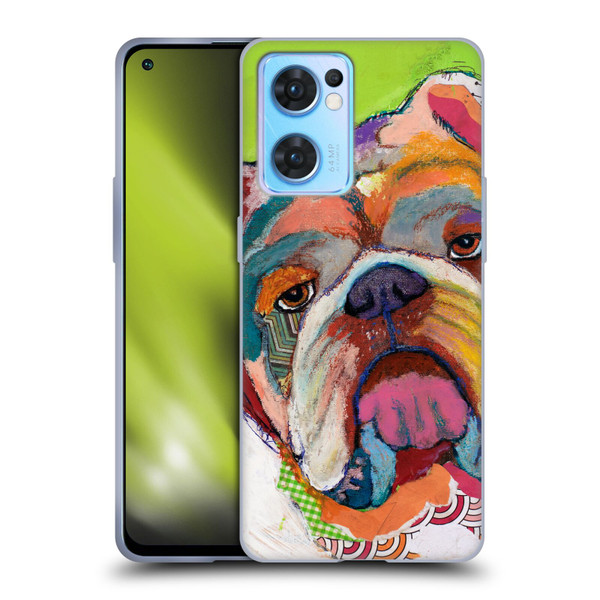 Michel Keck Dogs Bulldog Soft Gel Case for OPPO Reno7 5G / Find X5 Lite