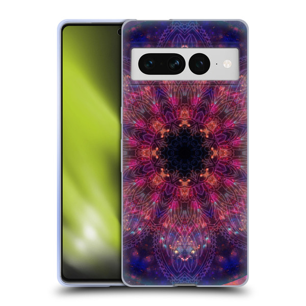 Aimee Stewart Mandala Doodle Flower Soft Gel Case for Google Pixel 7 Pro