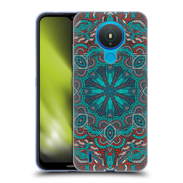Aimee Stewart Mandala Moroccan Sea Soft Gel Case for Nokia 1.4