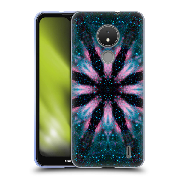 Aimee Stewart Mandala Floral Galaxy Soft Gel Case for Nokia C21