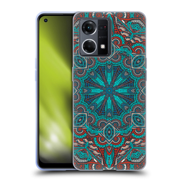 Aimee Stewart Mandala Moroccan Sea Soft Gel Case for OPPO Reno8 4G