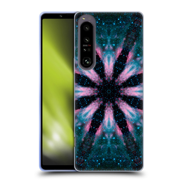 Aimee Stewart Mandala Floral Galaxy Soft Gel Case for Sony Xperia 1 IV
