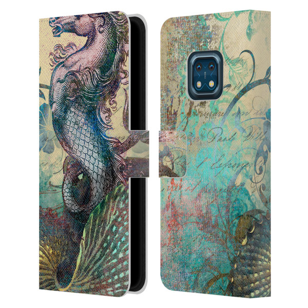 Aimee Stewart Fantasy The Seahorse Leather Book Wallet Case Cover For Nokia XR20