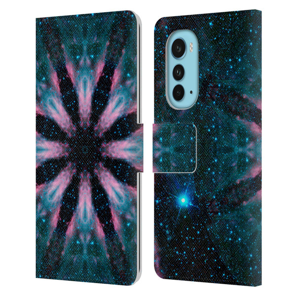 Aimee Stewart Mandala Galactic Leather Book Wallet Case Cover For Motorola Edge (2022)