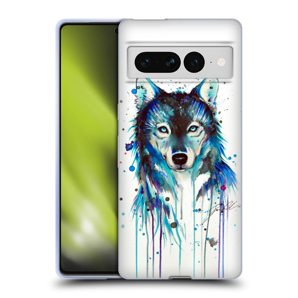 Pixie Cold Animals Ice Wolf Soft Gel Case for Google Pixel 7 Pro