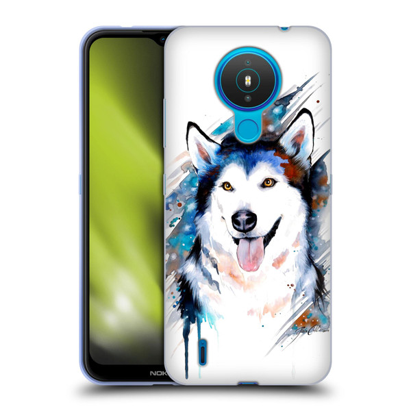 Pixie Cold Animals Husky Soft Gel Case for Nokia 1.4