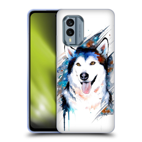 Pixie Cold Animals Husky Soft Gel Case for Nokia X30