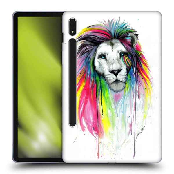 Pixie Cold Cats Rainbow Mane Soft Gel Case for Samsung Galaxy Tab S8