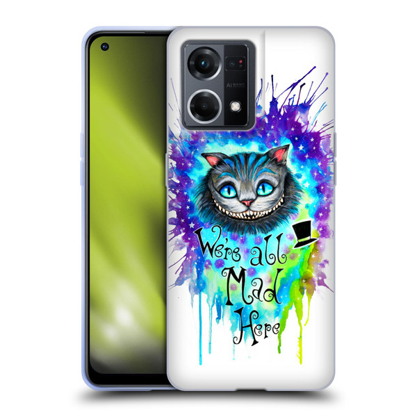 Pixie Cold Cats We Are All Mad Here Soft Gel Case for OPPO Reno8 4G