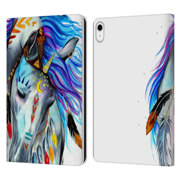 Pixie Cold Animals Spirit Leather Book Wallet Case Cover For Apple iPad 10.9 2022/2025
