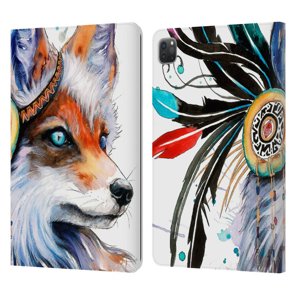 Pixie Cold Animals Fox Leather Book Wallet Case Cover For Apple iPad Pro 11 2020 / 2021 / 2022