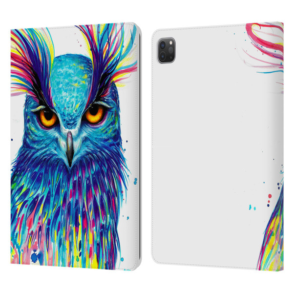 Pixie Cold Animals Into The Blue Leather Book Wallet Case Cover For Apple iPad Pro 11 2020 / 2021 / 2022