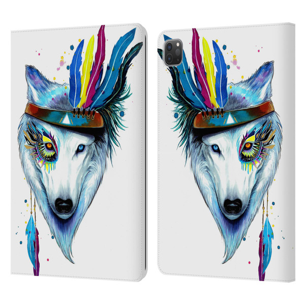 Pixie Cold Animals Warrior Leather Book Wallet Case Cover For Apple iPad Pro 11 2020 / 2021 / 2022